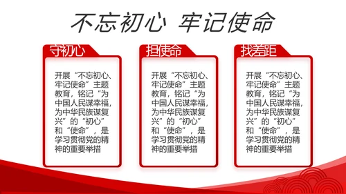 红色简约党建政府汇报工作动态PPT