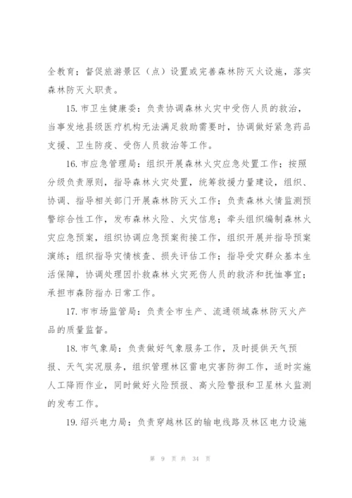 森林防火应急预案集合4篇.docx