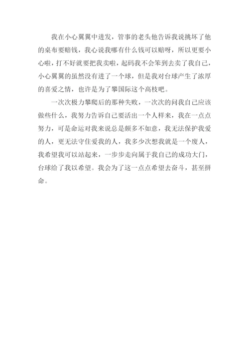 打台球作文800字.docx