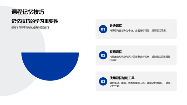 课程关键知识讲解PPT模板