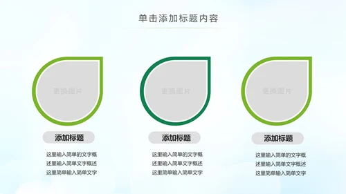 绿色节能低碳环保公益生态文明PPT模板