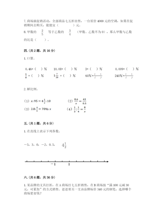 济南市外国语学校小升初数学试卷精品（易错题）.docx