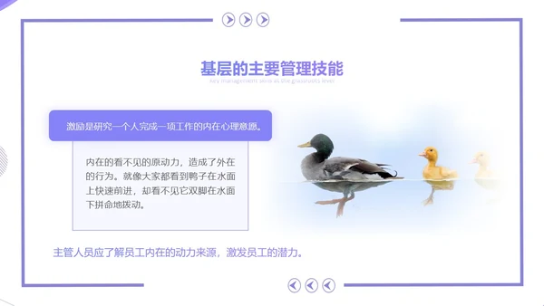 紫色简约几何风基层干部的角色认识和能力提升培训PPT团队管理