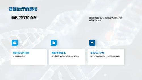 商务风生物医疗教学课件PPT模板