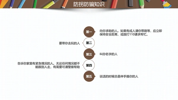 中小学生假期安全教育PPT课件