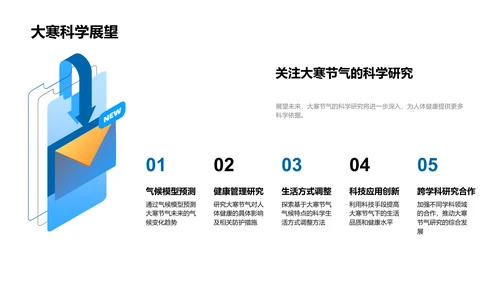 大寒生活科学指南PPT模板