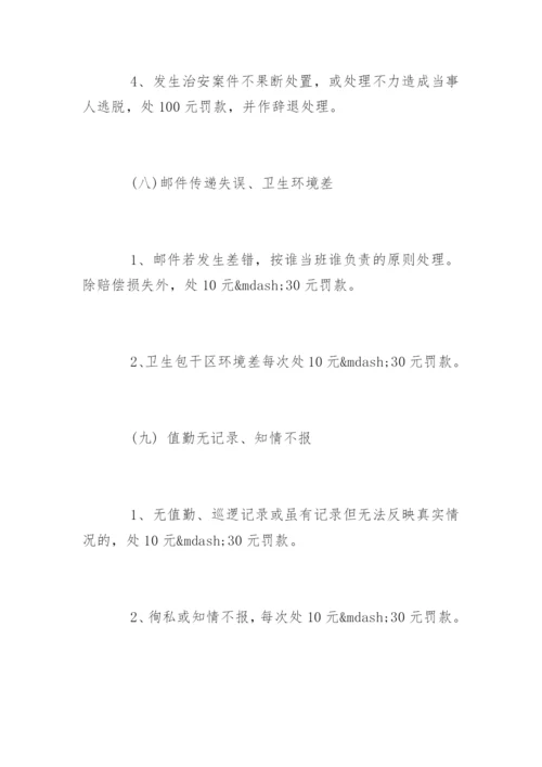 保安奖惩制度_保安奖惩制度明细.docx