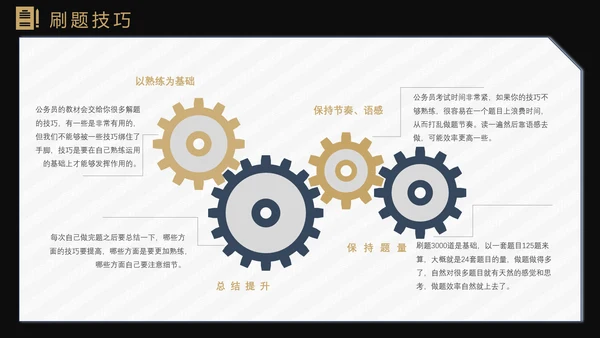 备考公务员国考省考指南礼服PPT模板