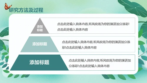 开题报告毕业答辩清新通用PPT母版