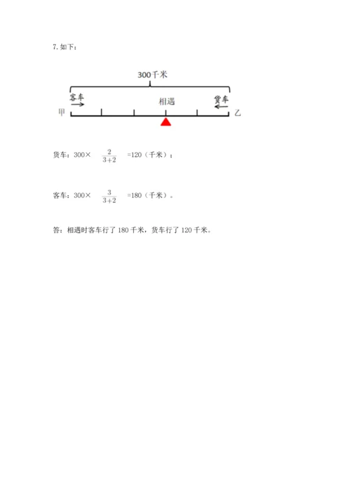 小学六年级上册数学期末测试卷含答案（能力提升）.docx