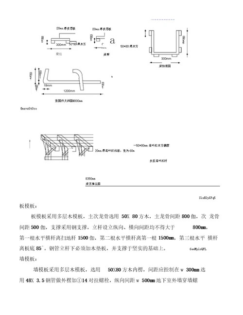 模板专项施工方案