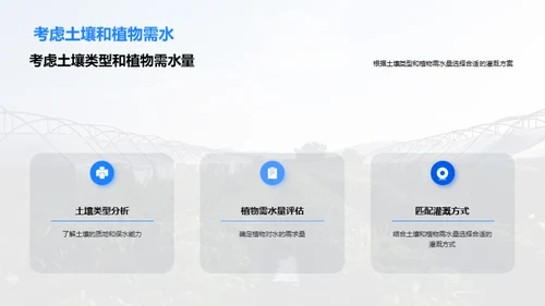 智慧农业：高效节水灌溉