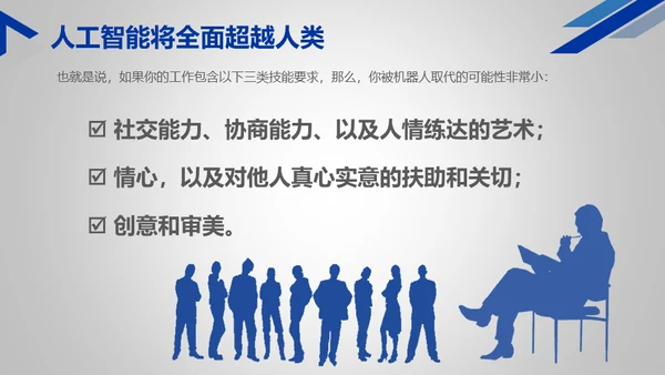 人工智能时代机器人通用PPT模板