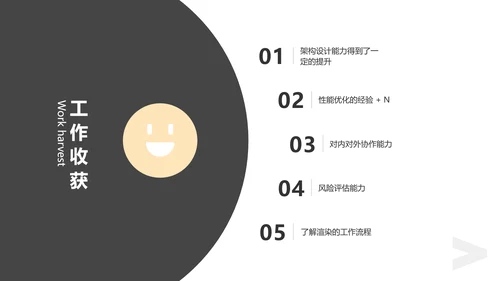 灰色简约风前端工程师晋升