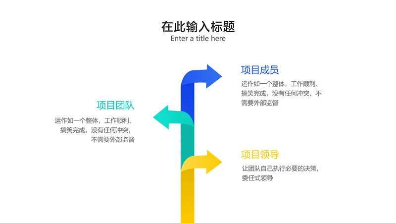 简约风白色列表3项PPT内容页