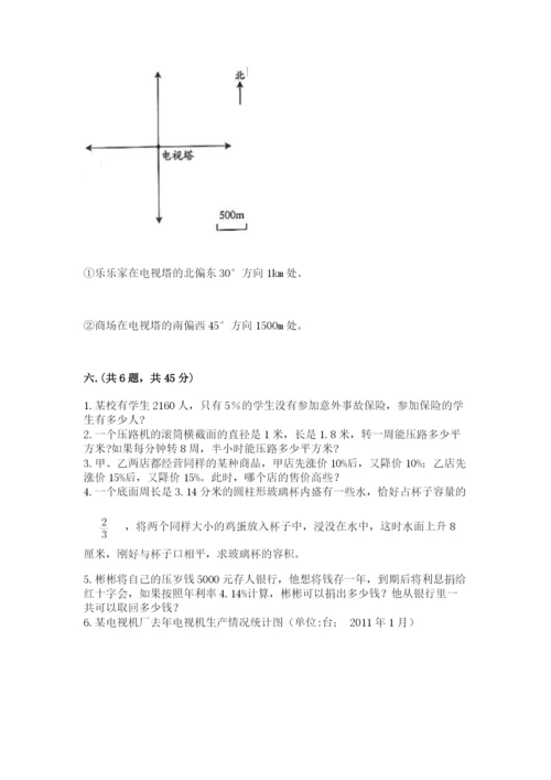 西师大版数学小升初模拟试卷（精练）.docx