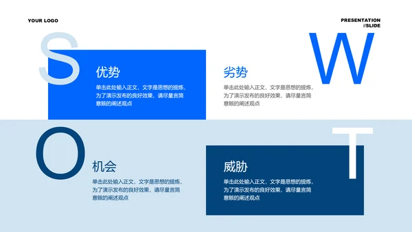蓝色商务风园区投资方案PPT演示模板