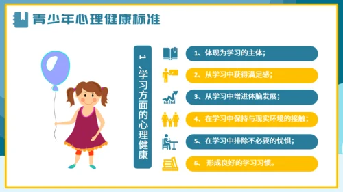 青少年心理健康通用PPT课件模板