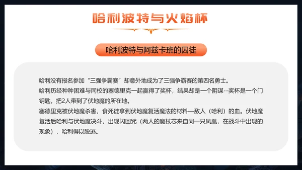 穿越哈利波特魔法世界PPT模板