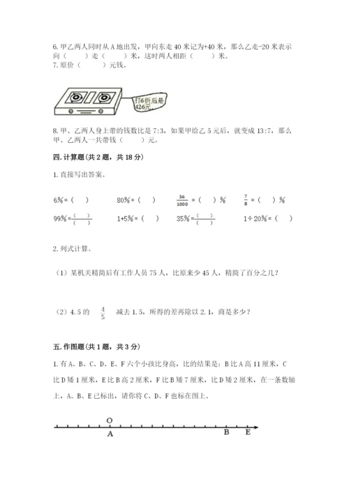 沪教版小学六年级下册数学期末综合素养测试卷（满分必刷）.docx