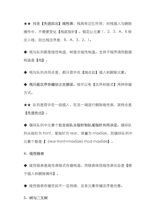 2023年二级C语言基础知识要点.docx