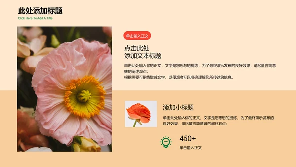 彩色小清新插画通用总结汇报PPT演示模板