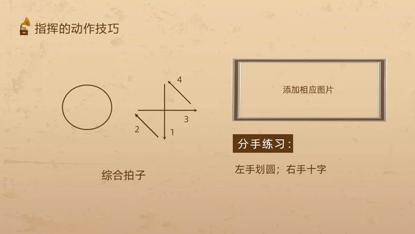 棕色复古怎样指挥唱歌PPT模板宣传PPT动态PPT