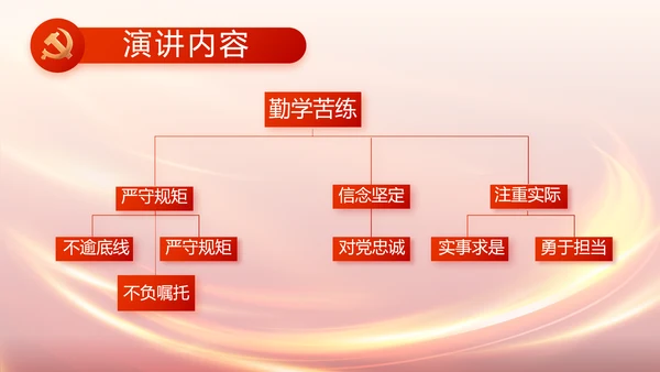 红色党支部党员大会年终工作总结PPT