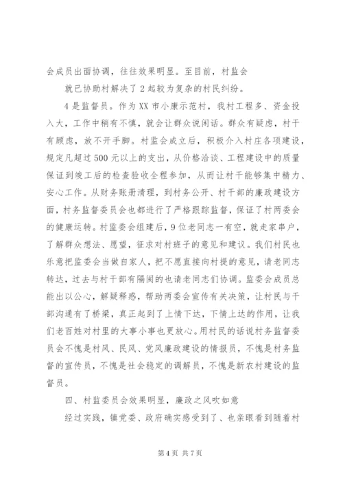 村监委会工作总结 (2).docx