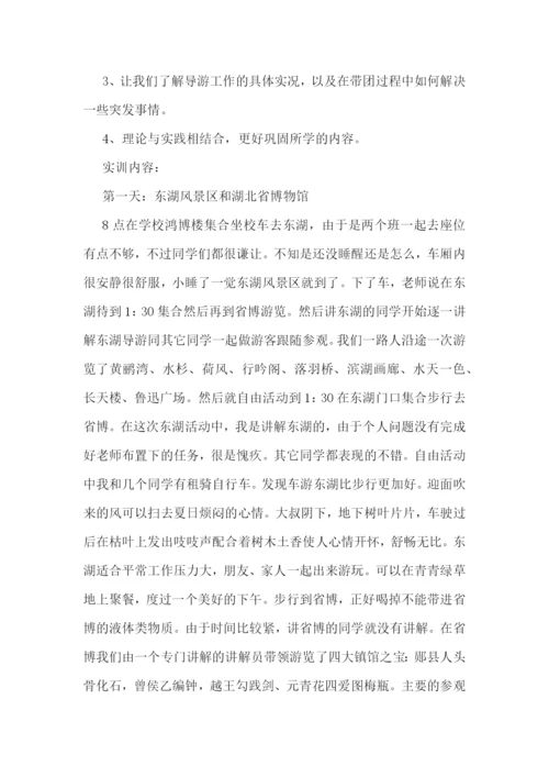 导游行业的实习报告5篇.docx