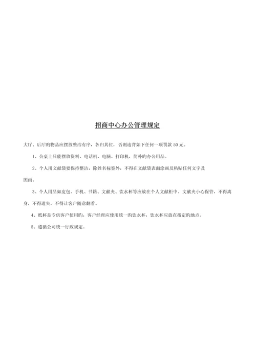 九峰国际招商部作业指导标准手册.docx