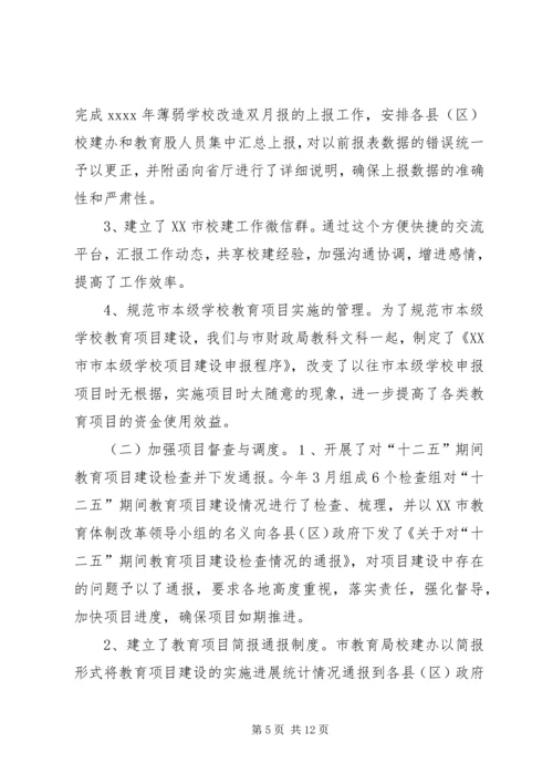 校建办XX年工作总结与XX年工作计划.docx