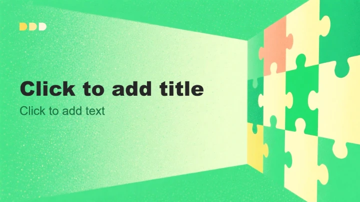 绿色小清新风大学生职业生涯发展PPT主题模板