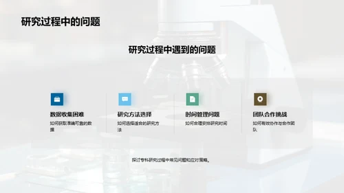 探索专科研究之路