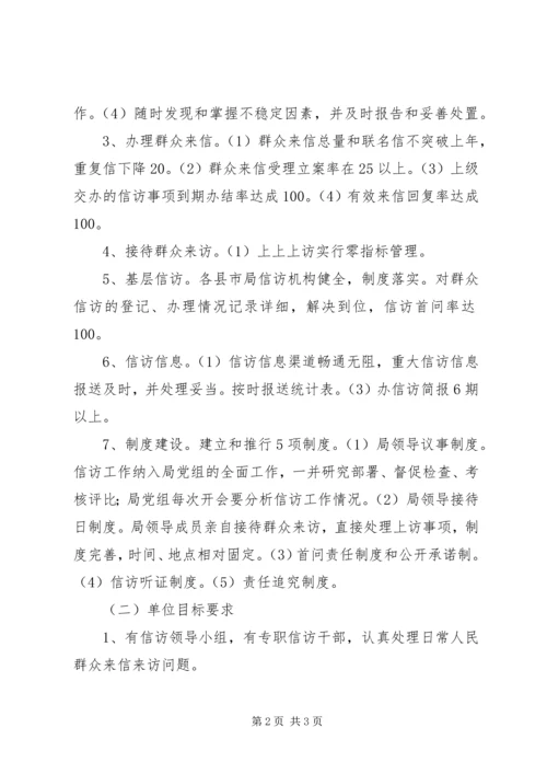 全州质监系统信访工作目标管理考核办法.docx