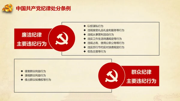 大气2017微党课党员干部基本知识应知应会专题ppt模板
