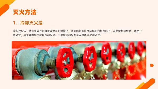 橙色简约实拍风银行消防安全培训PPT课件