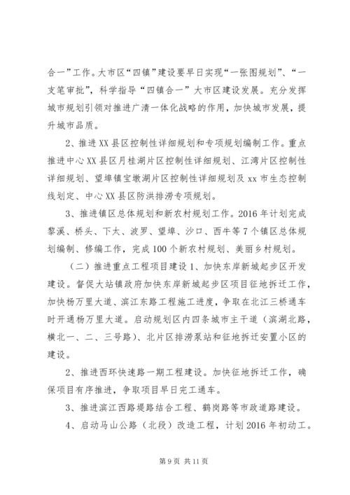 市规划城管局年度工作总结和工作计划.docx