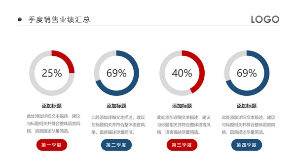 欧美风企业公司销售部工作总结计划PPT模板
