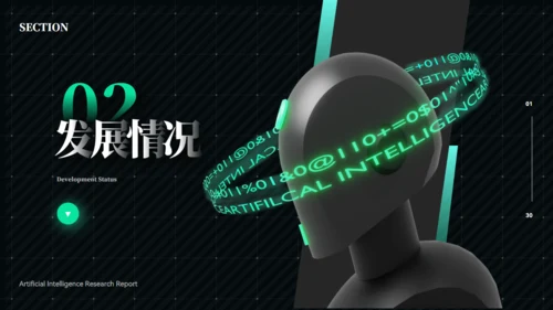 ChatGPT人工智能技术研究报告通用PPT模板