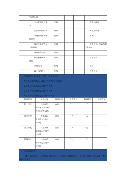 如何制定培训年度计划Doc1.docx