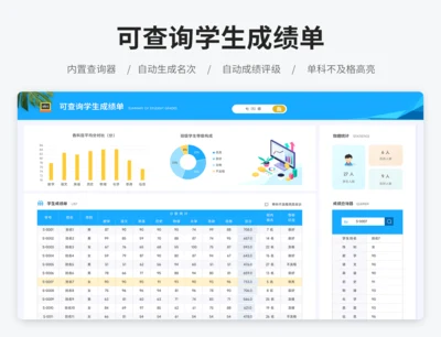 可查询学生成绩单