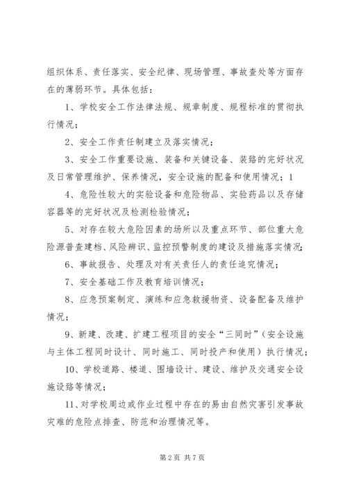 乡镇开展安全生产隐患再排查再整改实施方案.docx