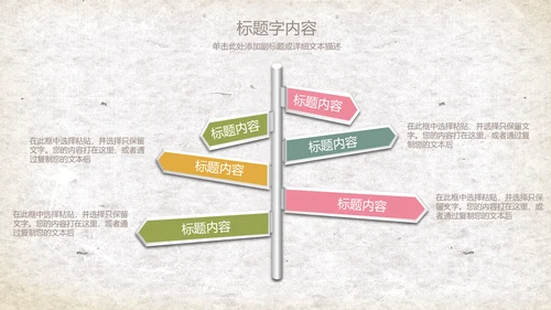复古精美手绘花卉ppt动态模板