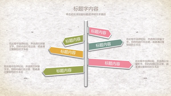 复古精美手绘花卉ppt动态模板