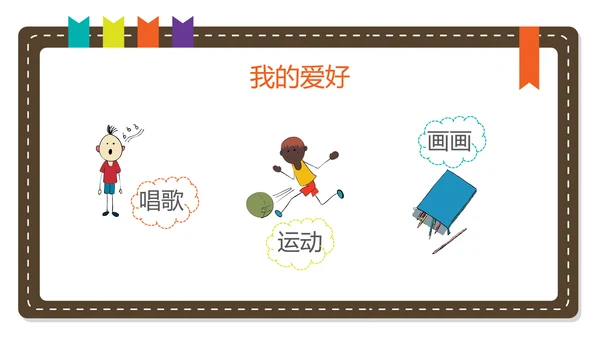小学生班干部自我介绍PPT模版