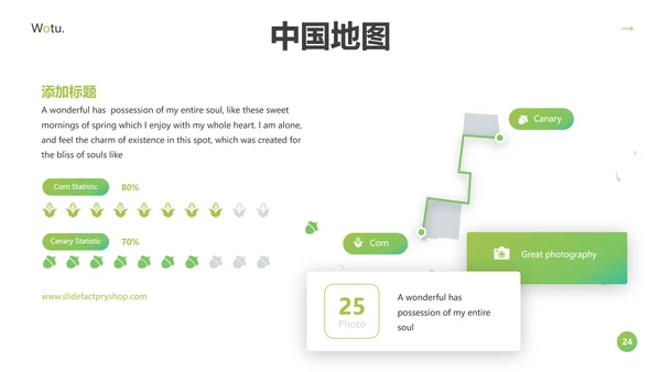 绿色自然环境保护园艺宣传动态PPT模板