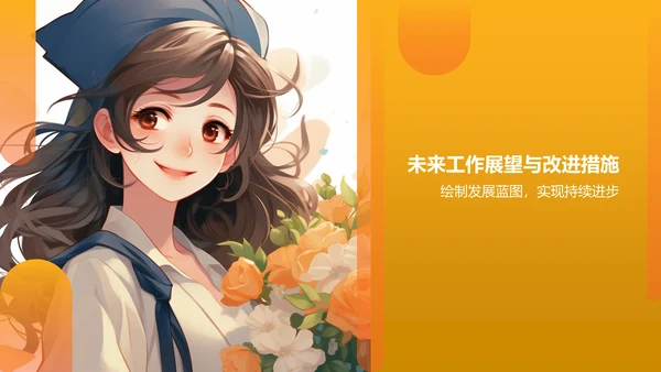 黄色创意学生会工作总结PPT模板