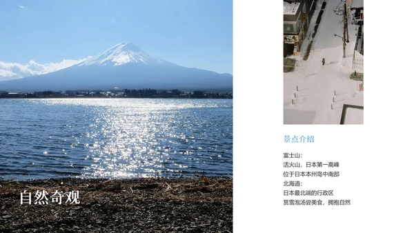 现代简约高级日本旅游攻略PPT模板
