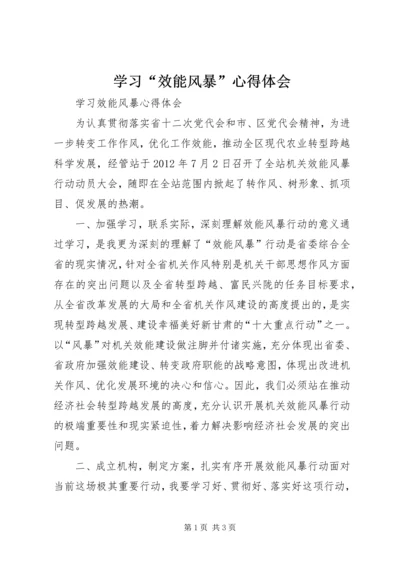 学习“效能风暴”心得体会 (3).docx